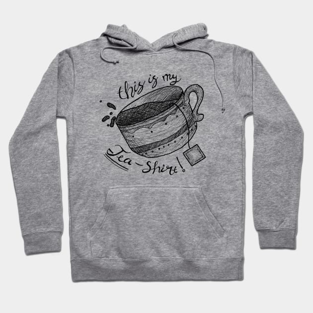 Tea Shirt - puns, tea lovers, cute Hoodie by Inspirational Koi Fish